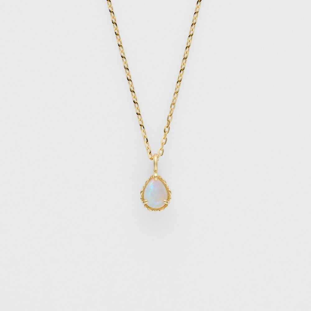 WEB限定】10月バースストーン／K10オパールネックレス｜ネックレス