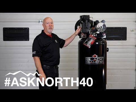 Black Diamond Vertical Compressor - 60 gal