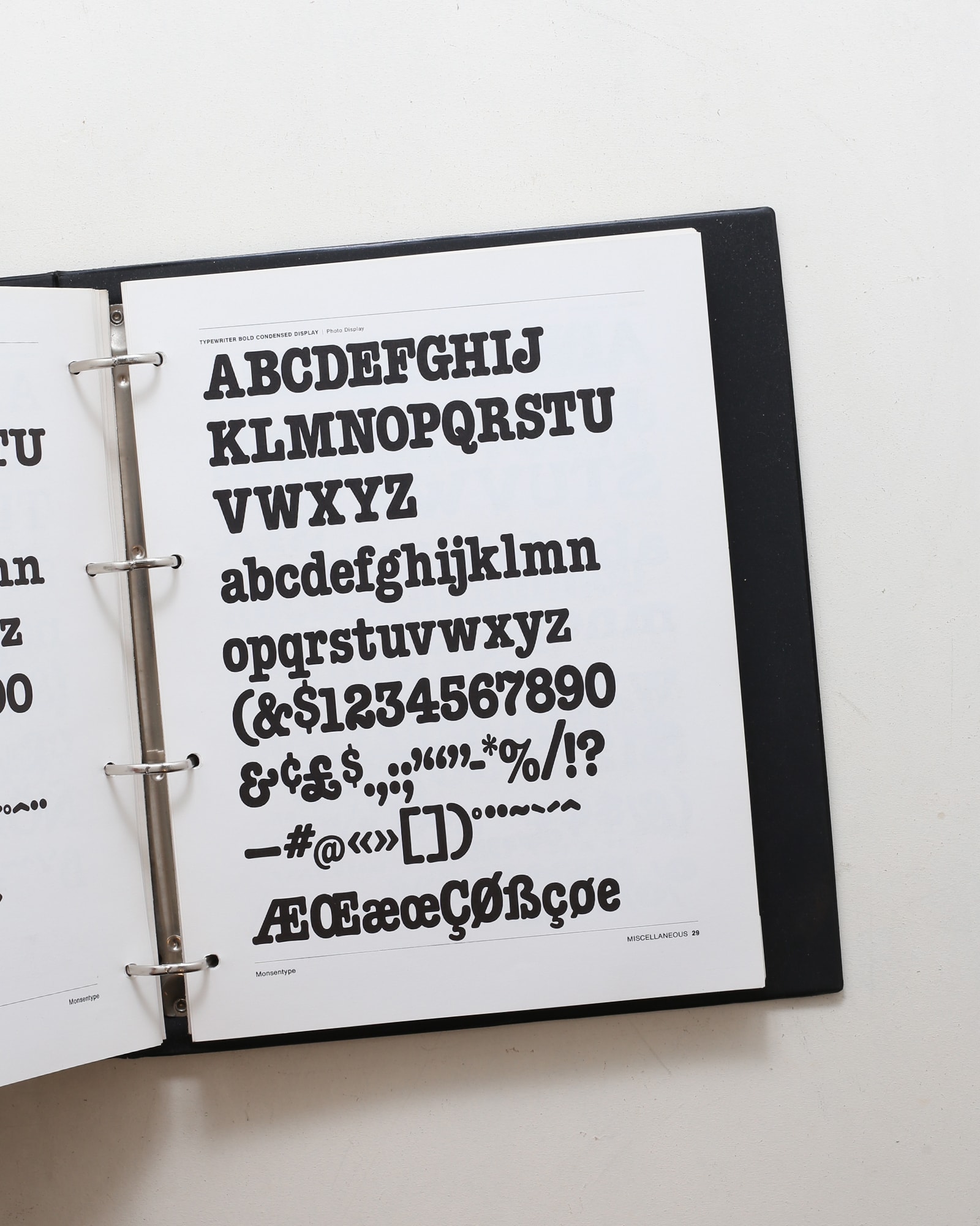 モンセン・スーパー・ディスプレイ欧文書体清刷集 3冊セット | nostos