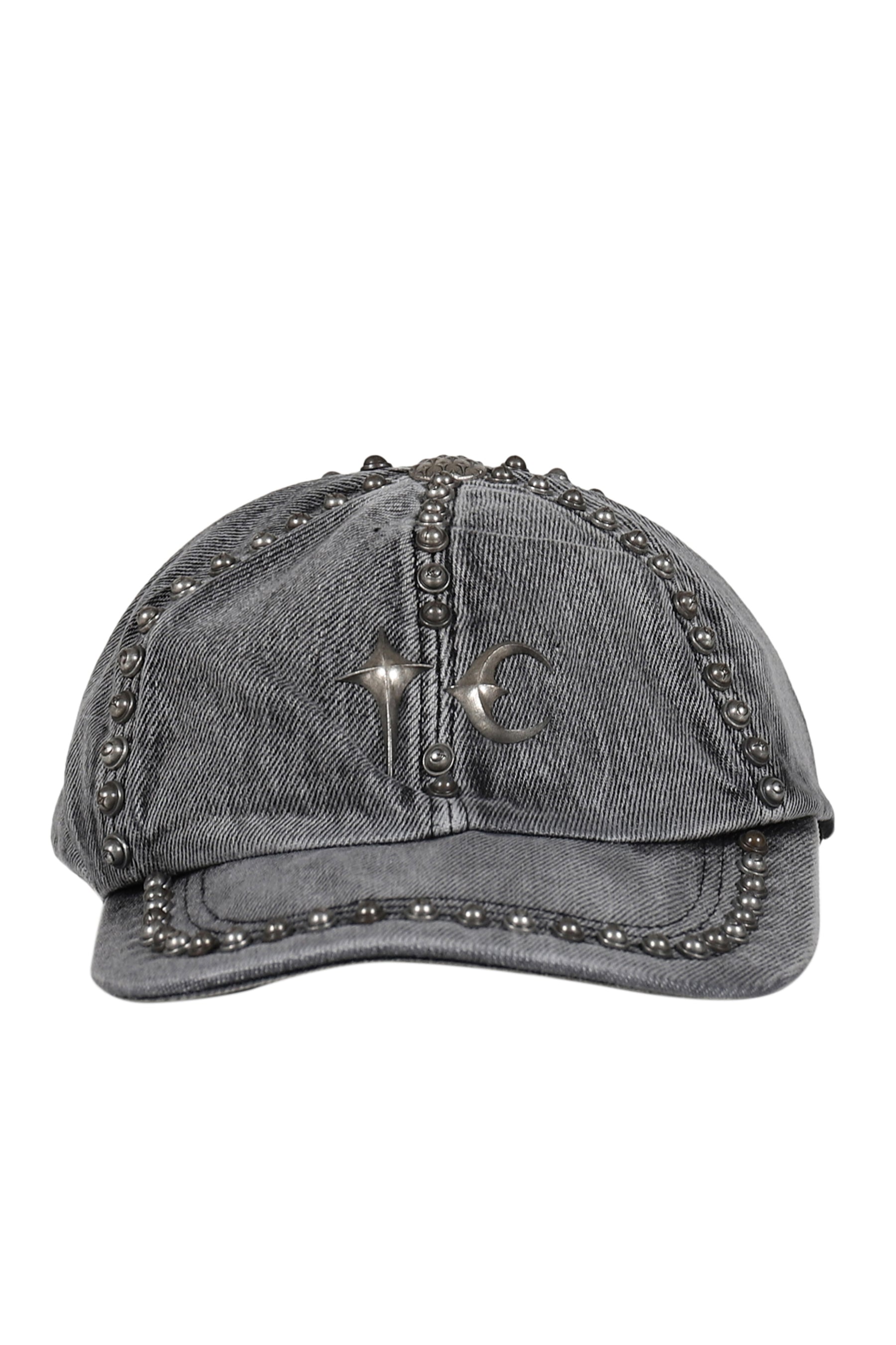 Thug Club サグクラブ FW25 STUDDED DENIM CAP / BLK - NUBIAN ヌビアン