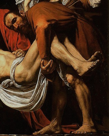 万博のイタリア館の絵画！カラヴァッジョ『キリストの埋葬』を解説！