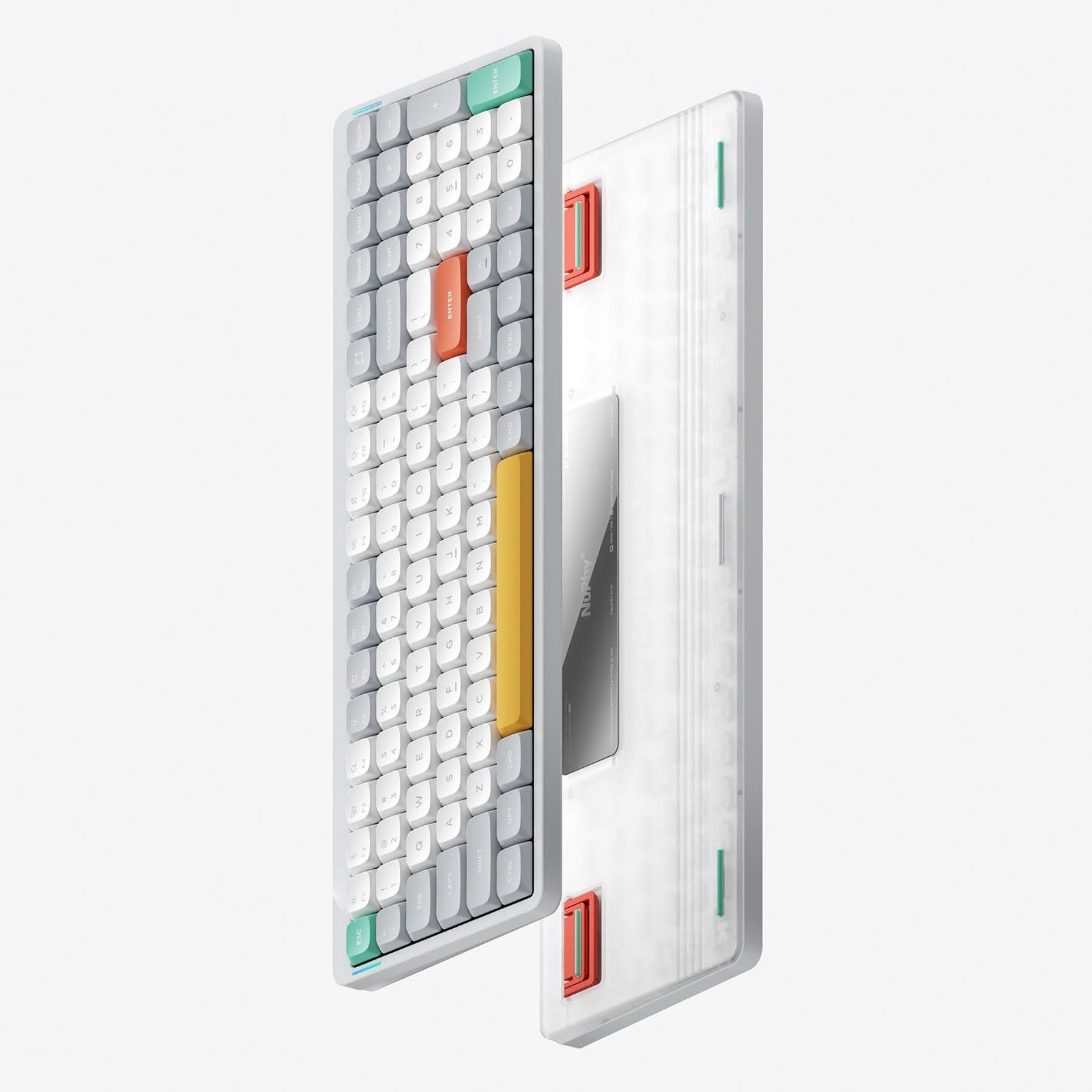 Nuphy Air96 V2 : White & Low Profile Mechanical Keyboard – NuPhy