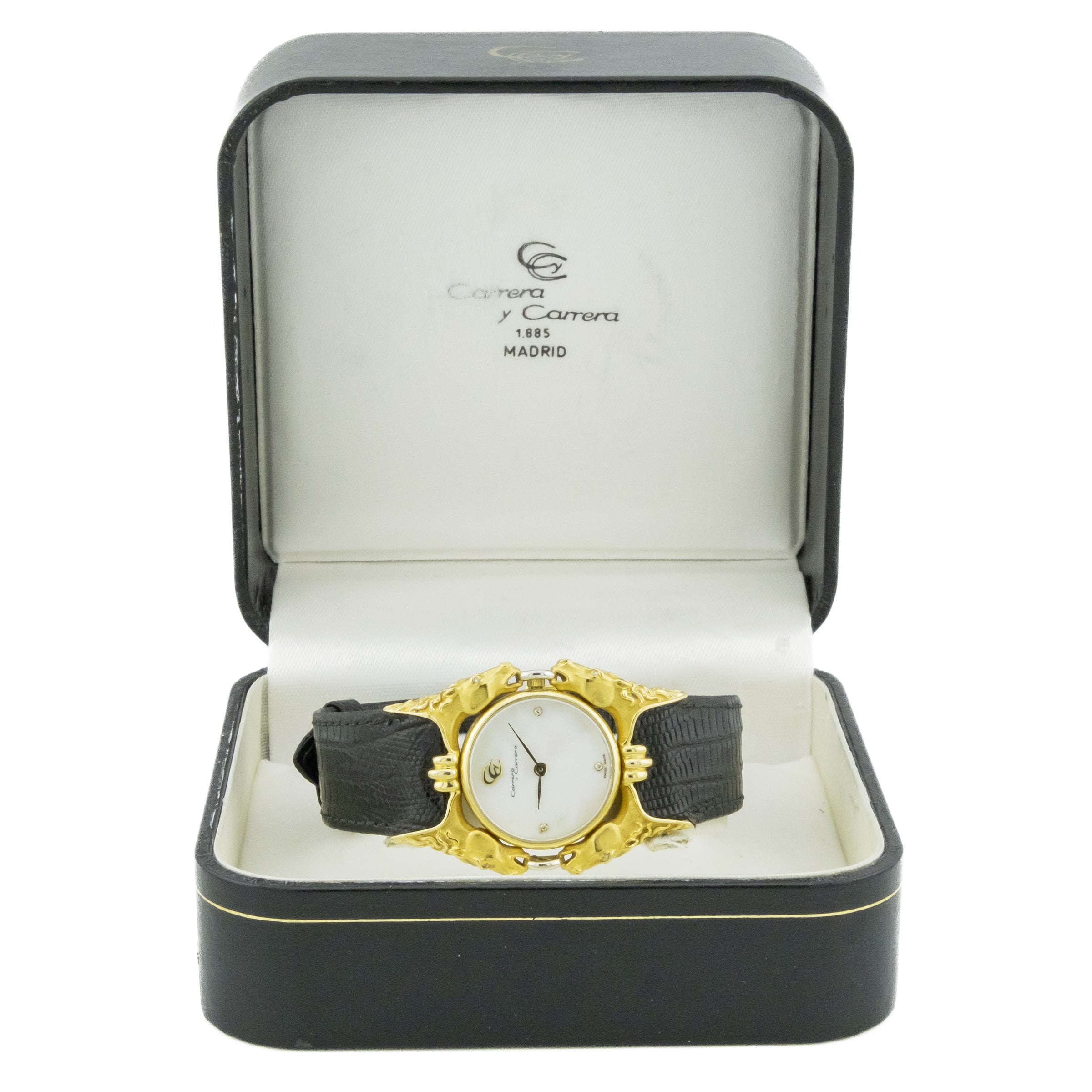 Carrera y Carrera Diamond Ladies Watch in 18K Yellow Gold – Oaks