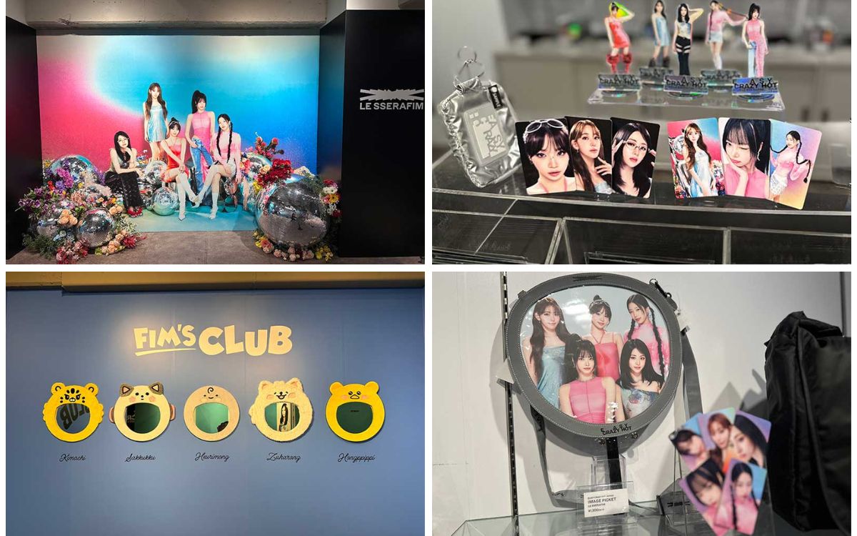 フォトカードに驚きの仕掛けが！ LE SSERAFIMのツアー開催記念POP UP