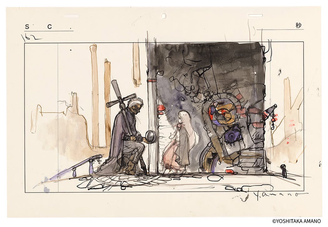 天野喜孝 直筆サイン入り 天使のたまご イメージボード集 100部 限定