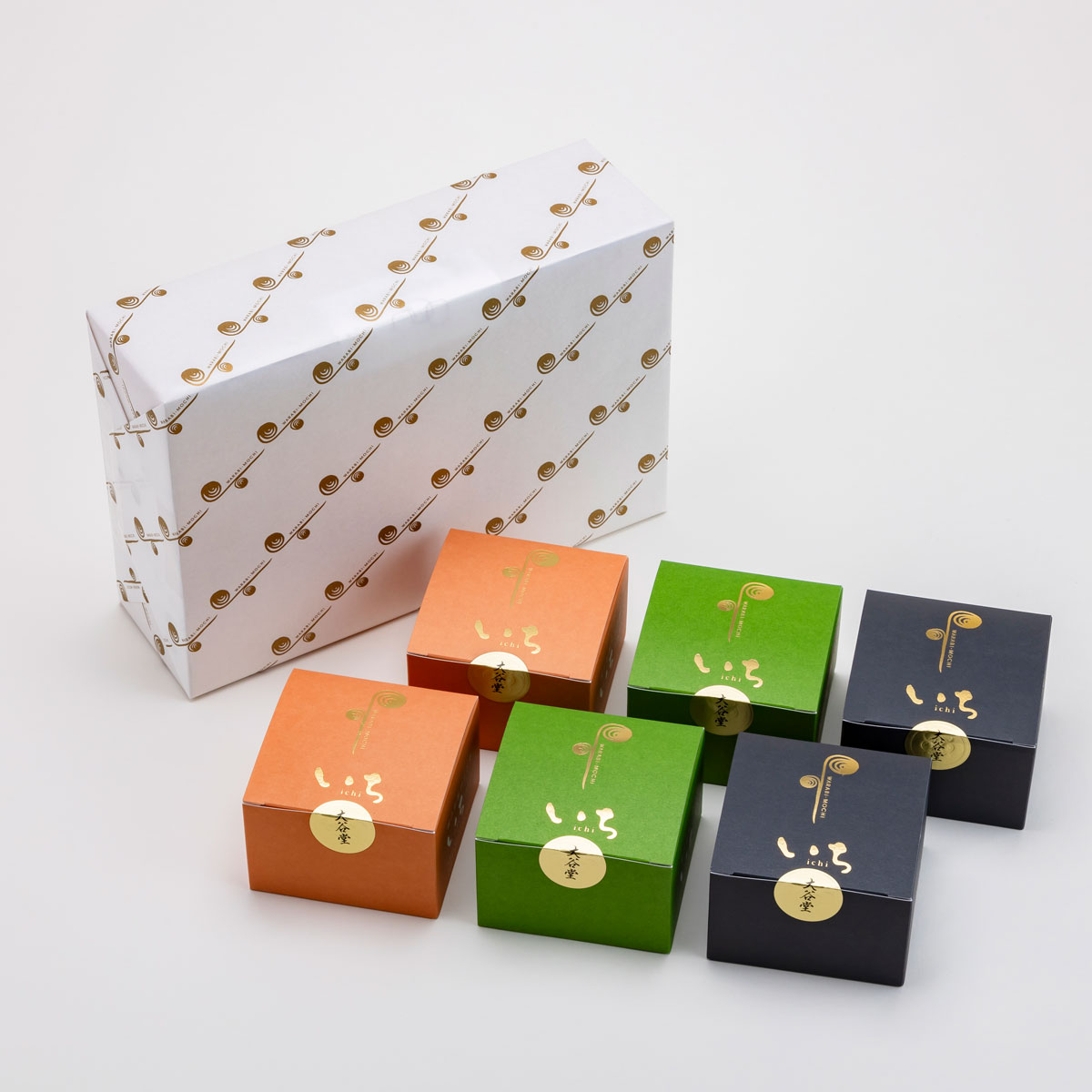 わらび餅・川崎大師 大谷堂 / いち3種ギフトセット（きなこ2個、抹茶2