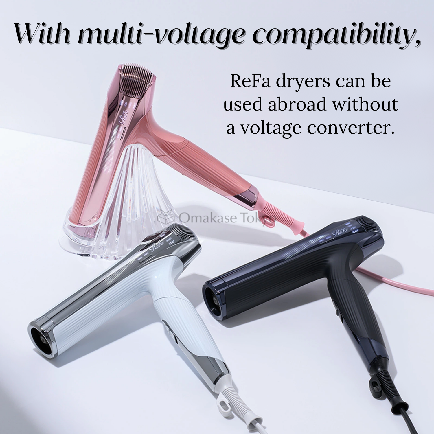 ReFa Smart Hair Dryer W Black – Omakase Tokyo