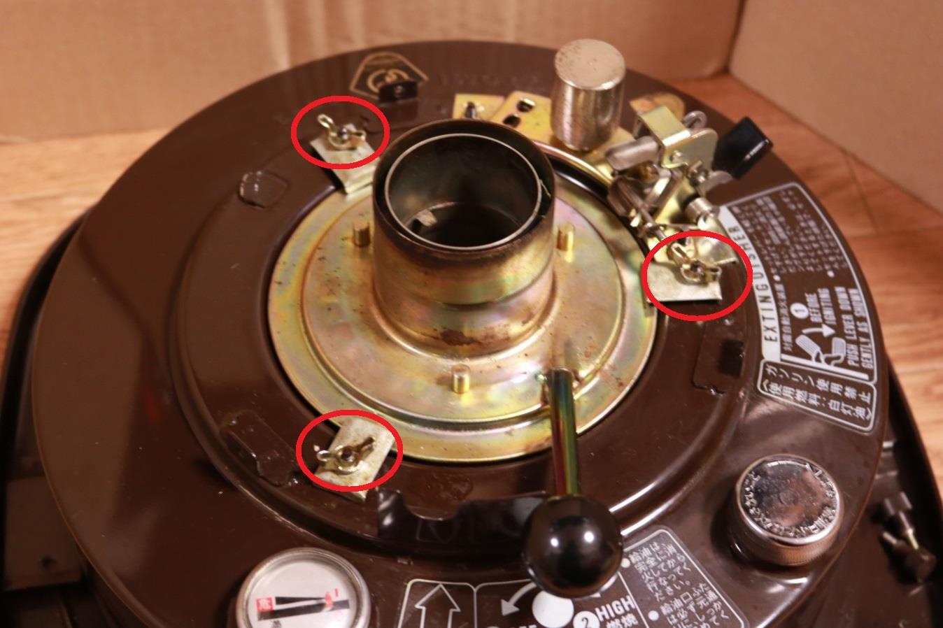 トヨトミ レインボー RB-2 替え芯交換｜石油ストーブ芯交換 How to