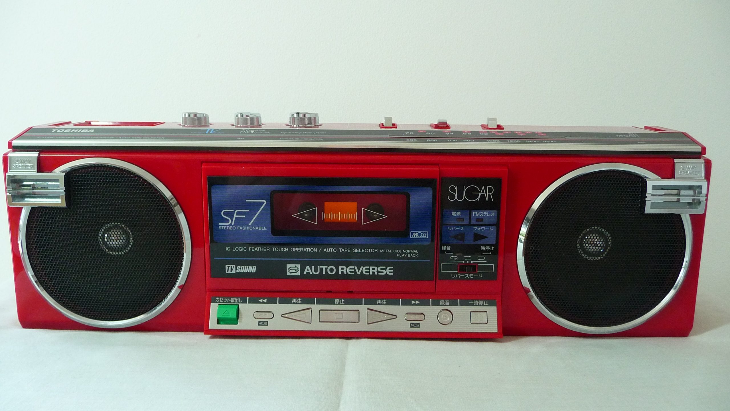 TOSHIBA 3BAND（AM・FM・SW 短波放送）ラジカセRT-580F TOSHIBA 3BAND