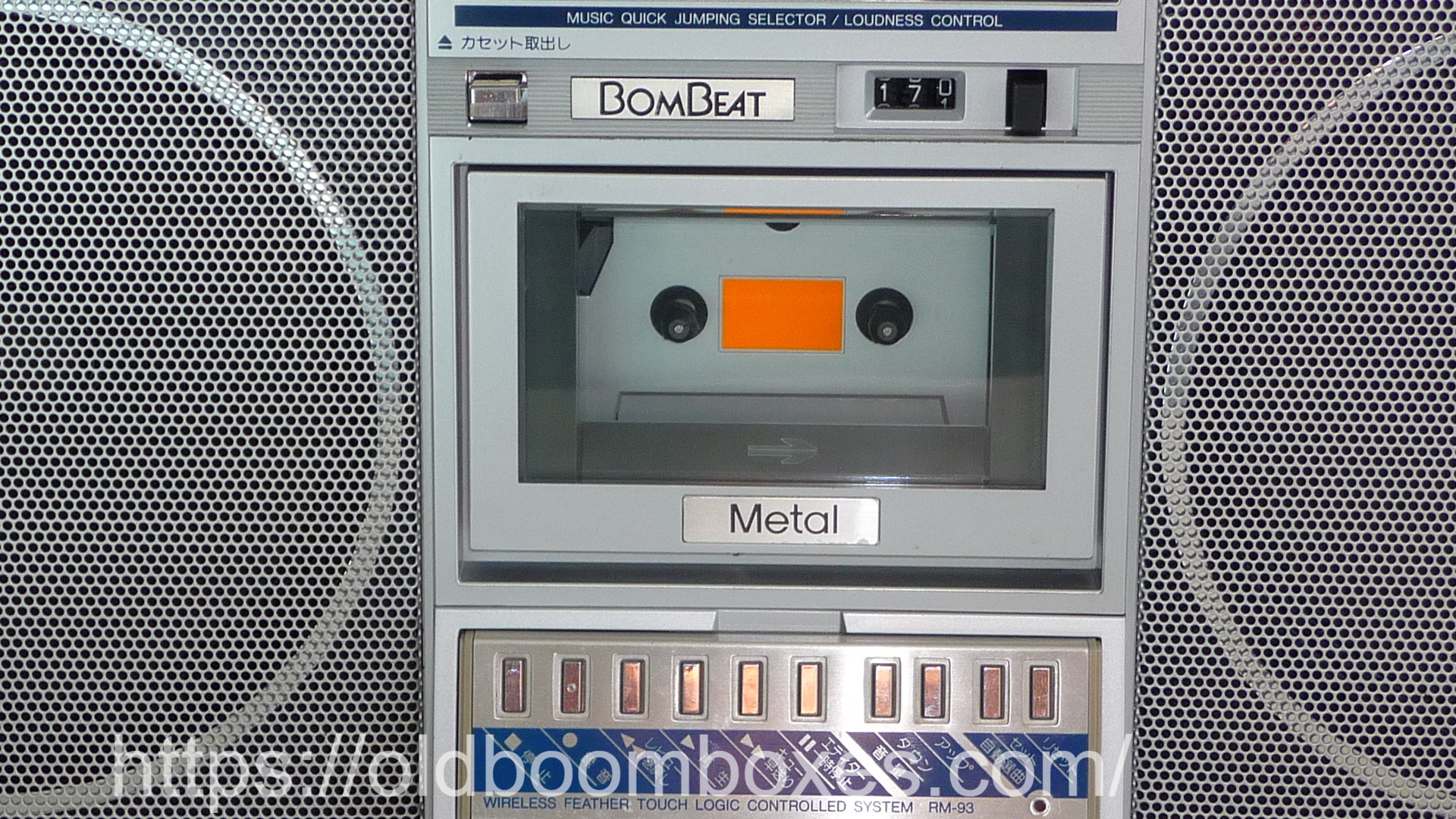 TOSHIBA RT-S93 Stereo Radio Cassette Recorder FM/AM