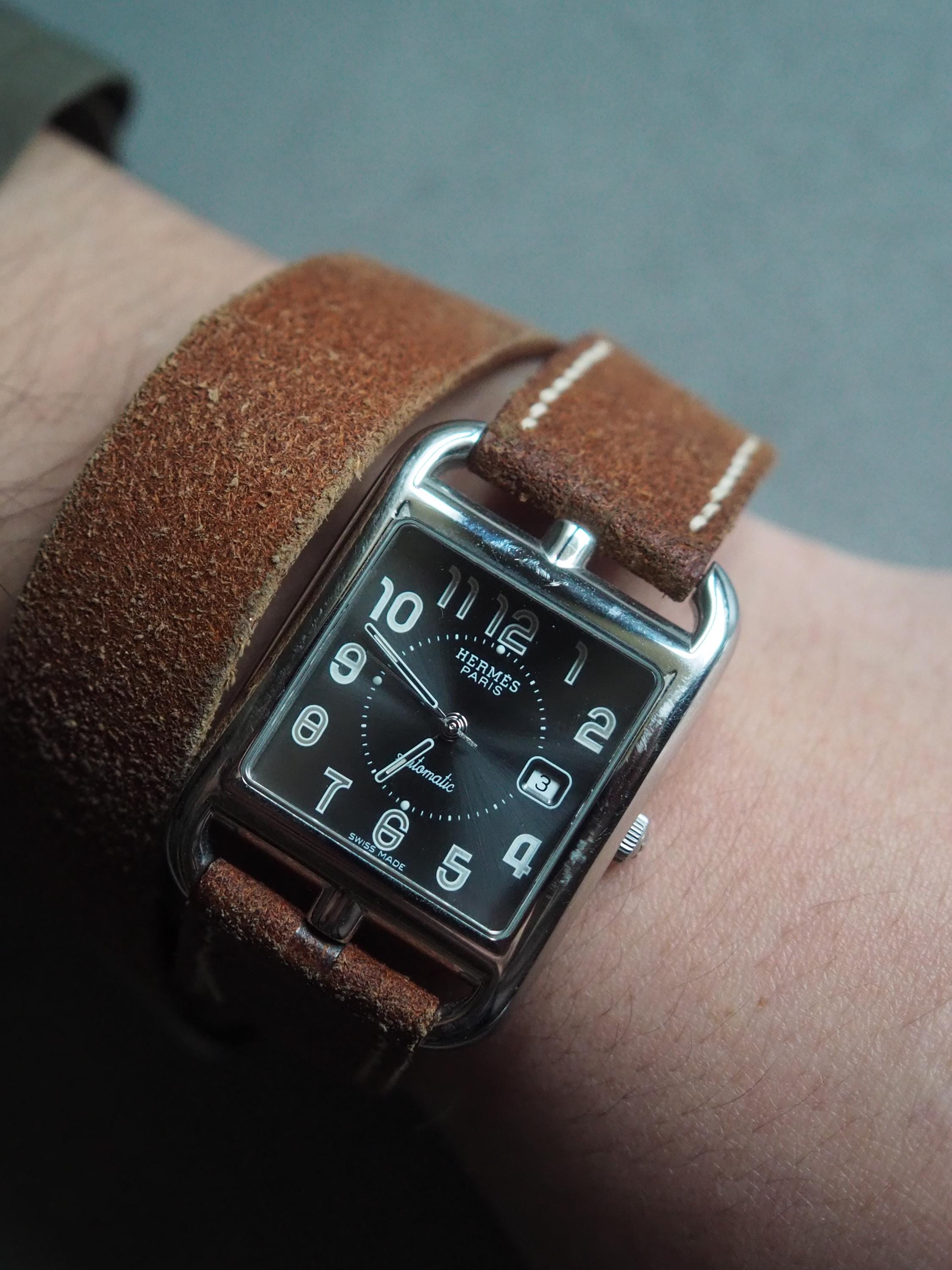 HERMES エルメス ケープコッド ドゥブルトゥール ウォッチ 腕時計