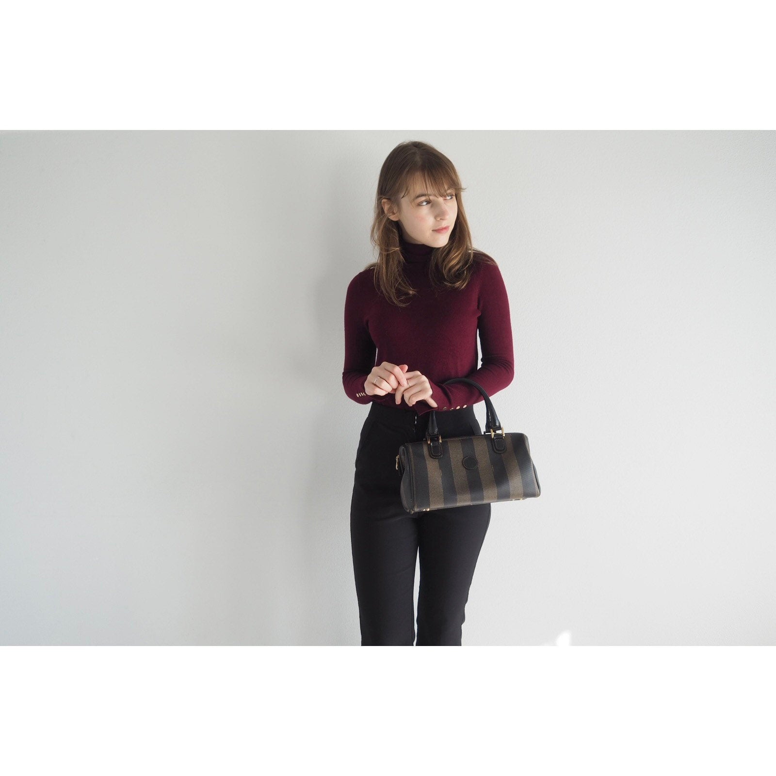 FENDI ペカン ミニ ボストンバッグ