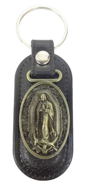 Our Lady of Guadalupe Leather Key Chain (MORE COLORS) – San Juan