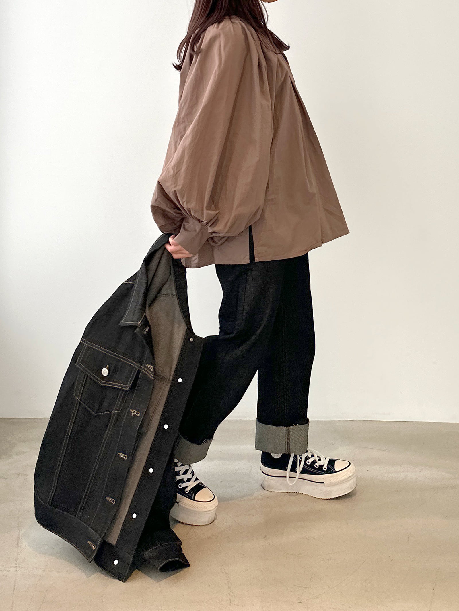 ボリュームギャザーブラウス