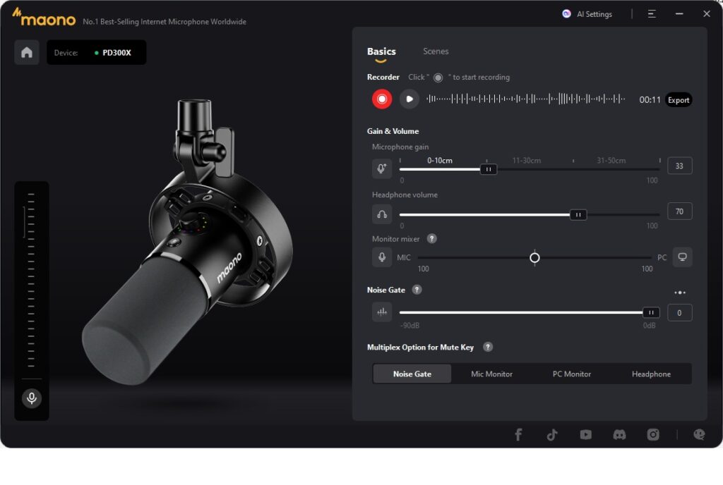 Maono PD300XTレビュー】初心者にオススメのゲーミングマイク【PR