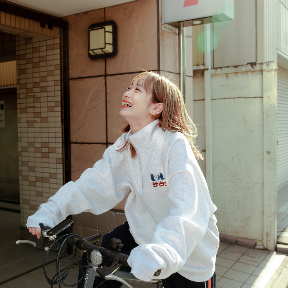 ふくだビールとサウナ®刺繍half zipsweat – One Drop（ワンドロップ）