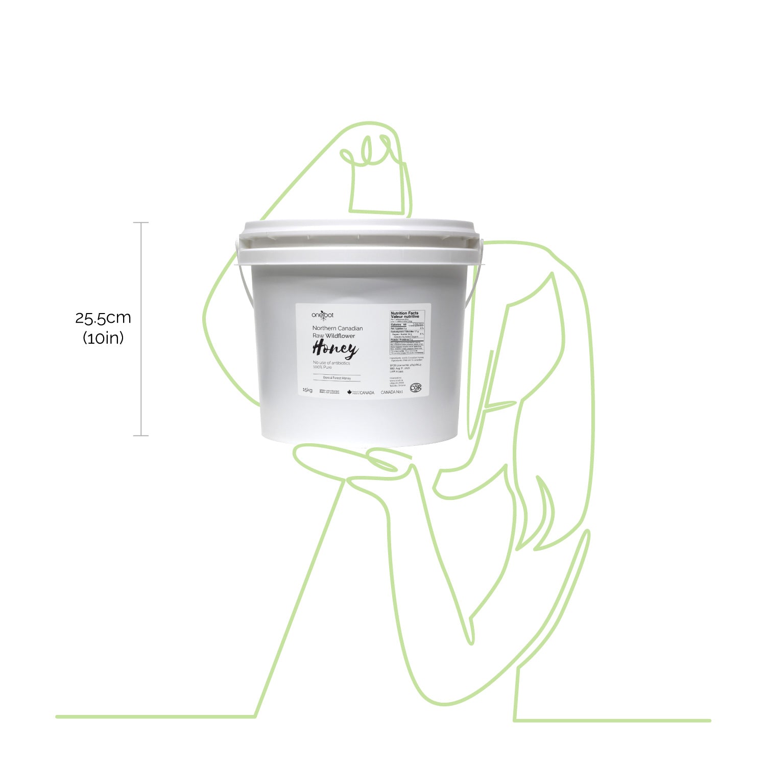 Natural Boreal Forest Wildflower Honey - 15kg | Oneroot Honey