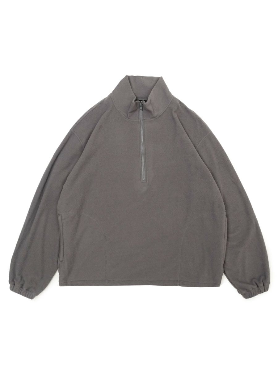 FLEECE HALF ZIP PULLOVER[GRAY] | 1LDK (ワンエルディーケー) 公式サイト
