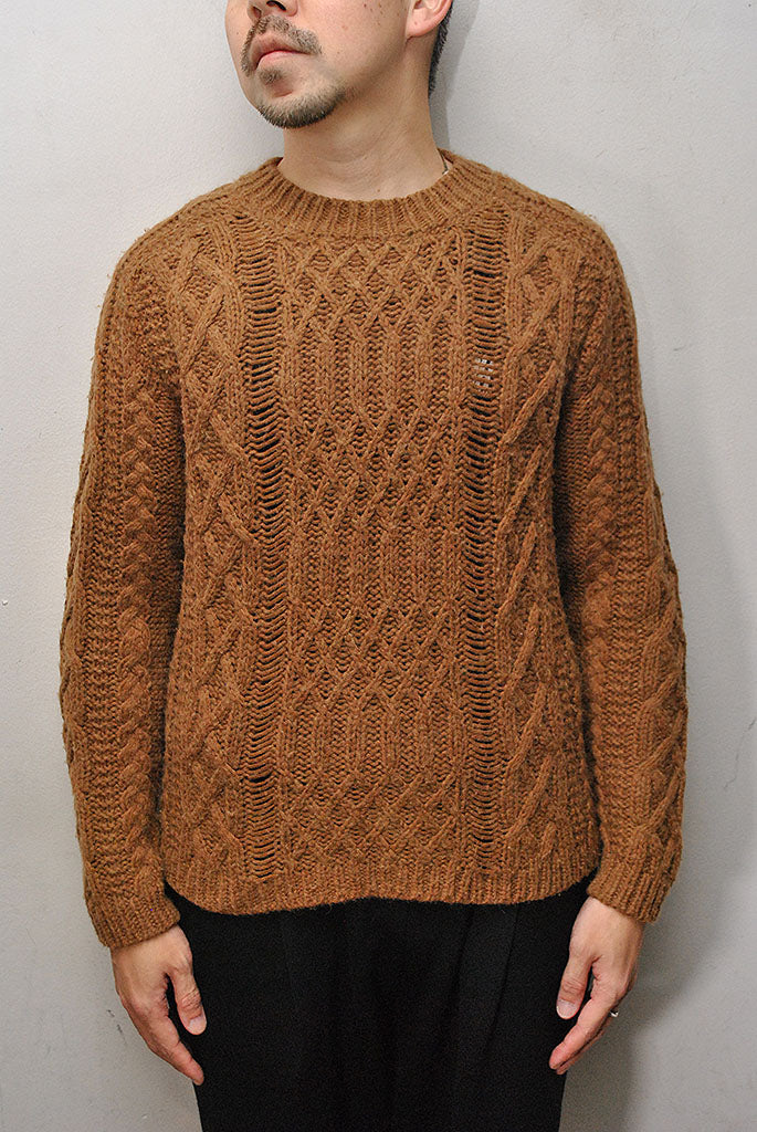 Maison Margiela デストロイケーブルニット