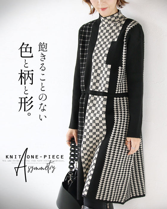 飽きることのない色と柄と形ニットワンピース – ONE PEACE ONLINE