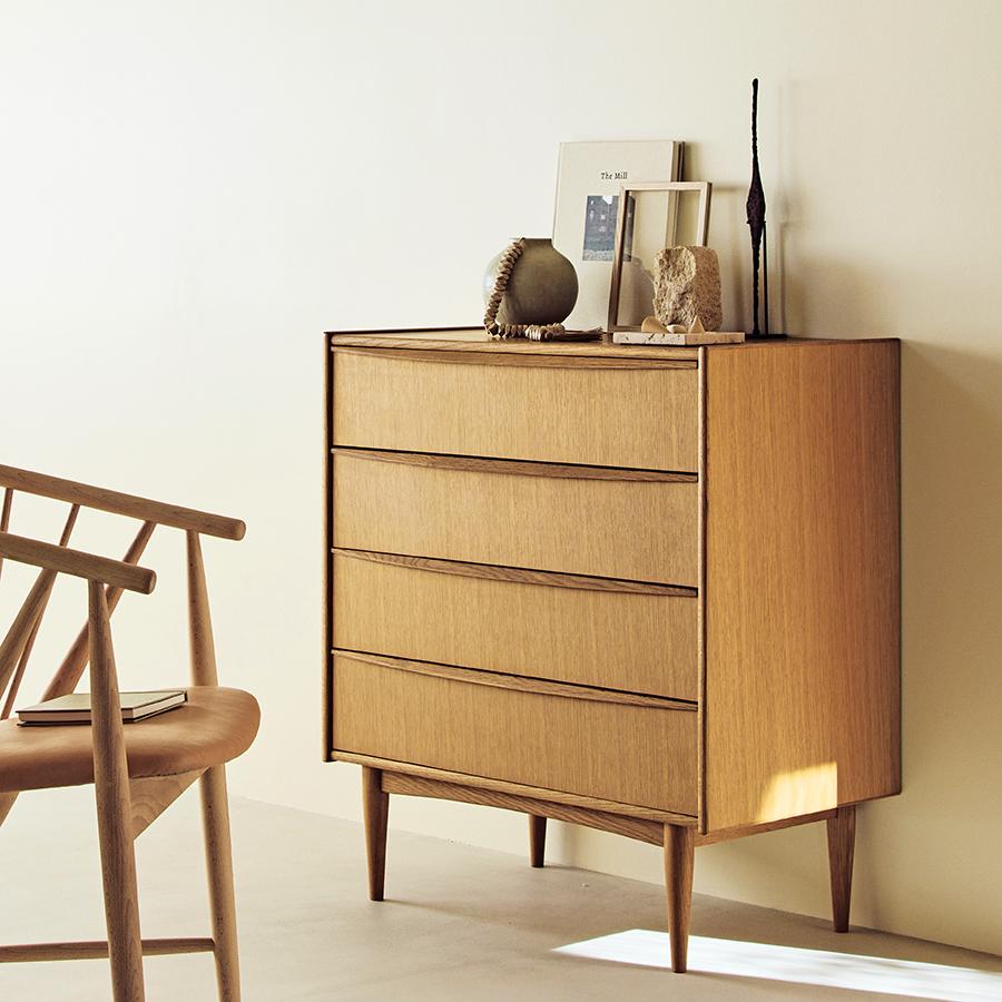 H.W.F チェスト 4ドロワー｜【公式】ACTUS online｜家具・インテリア