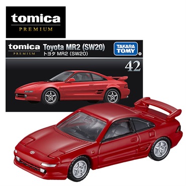 トミカプレミアム 42 トヨタ MR2（SW20）赤｜アピタ・ピアゴ