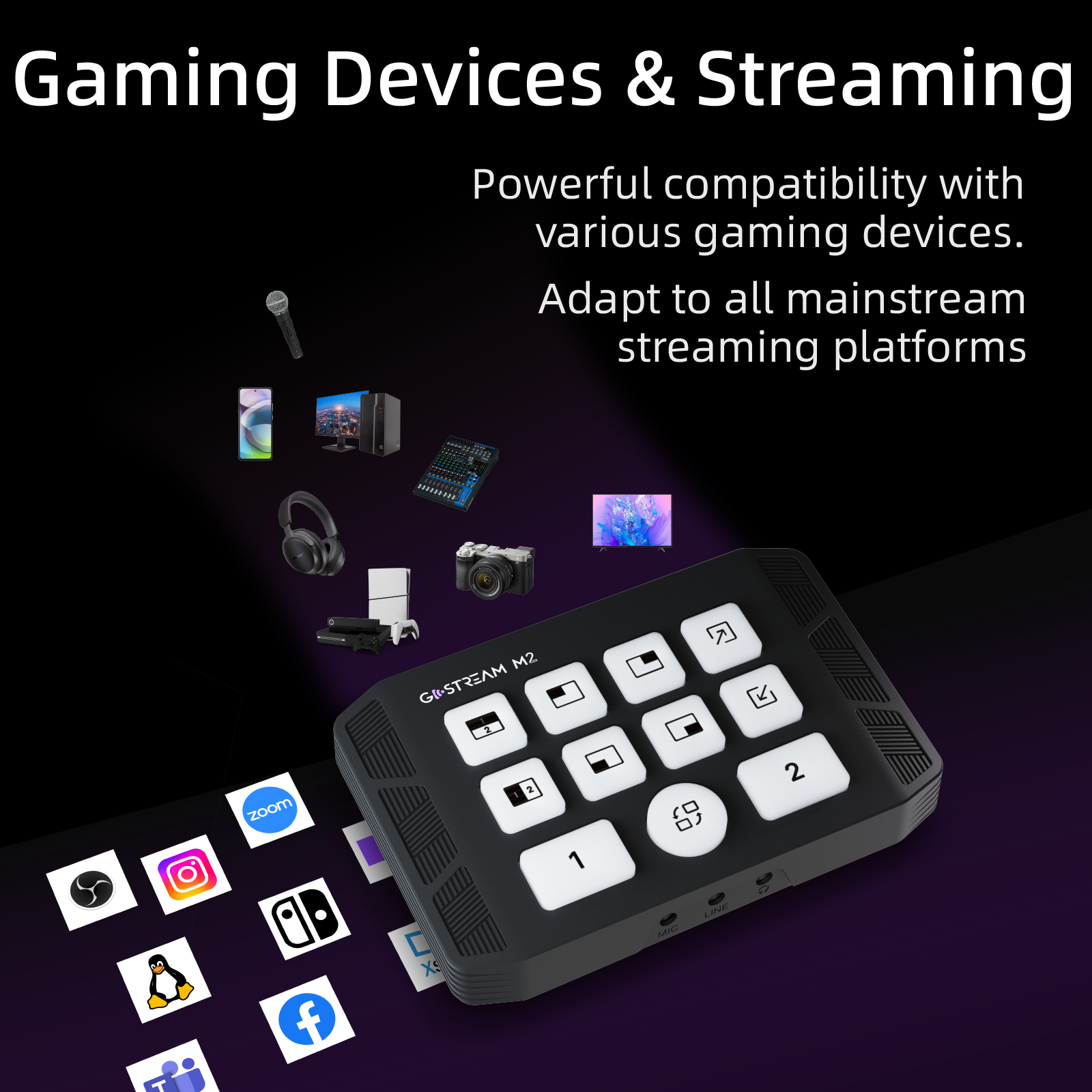 GoStream M2: HDMI 2.1 Capture Card & Switch | USB 3.0 Live