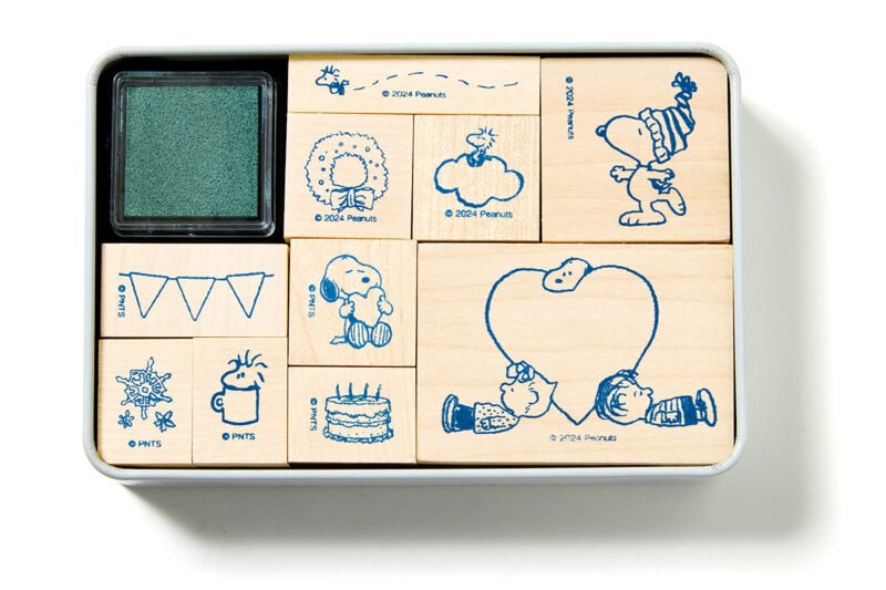 本日発売】 組み合わせも楽しめる！スヌーピーのスタンプセット大人の