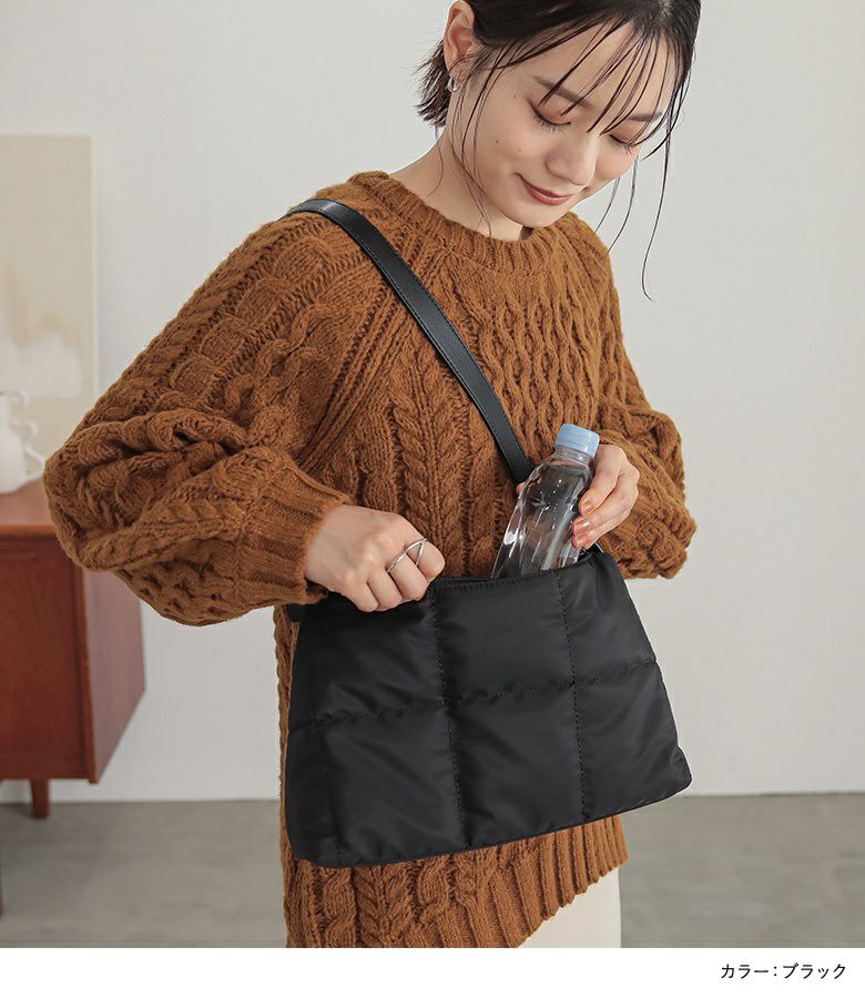 n'OrLABELキルティングショルダーバッグ』