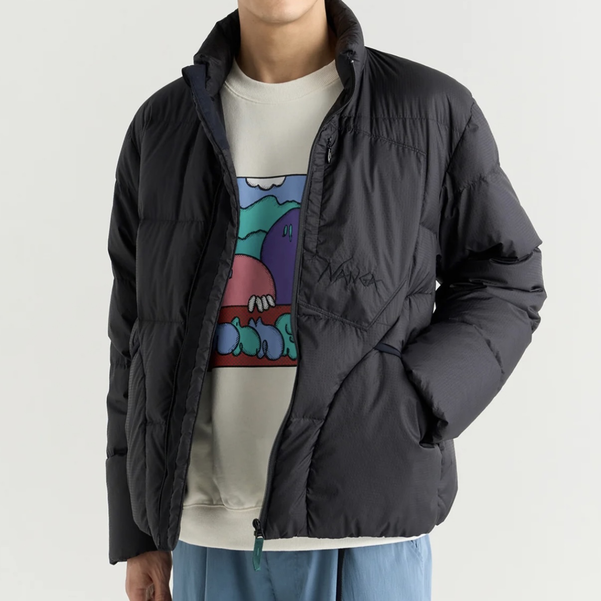 NANGA】MAZENO RIDGE JACKET / マゼノリッジジャケット（BLACK）