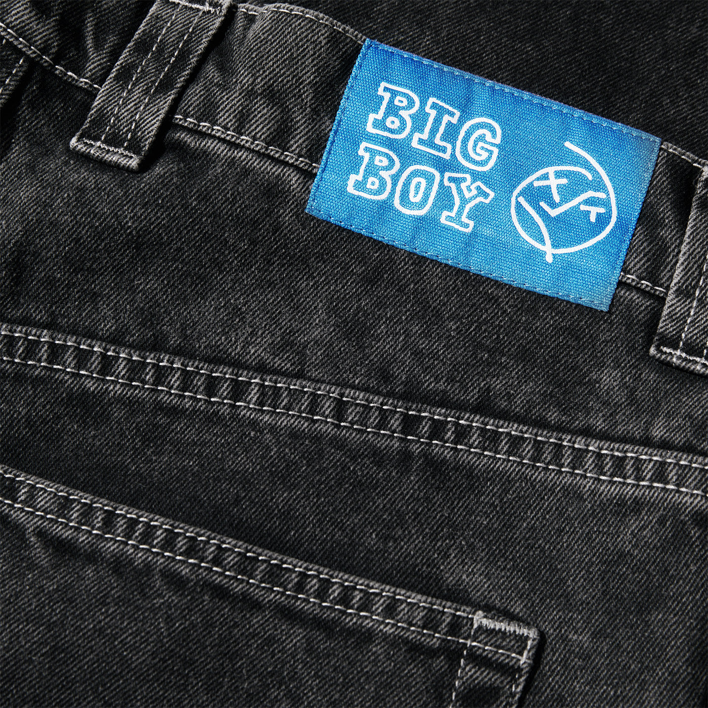 Polar Skate Co. Big Boy Jeans Silver Black SP24 - Orchard Skateshop