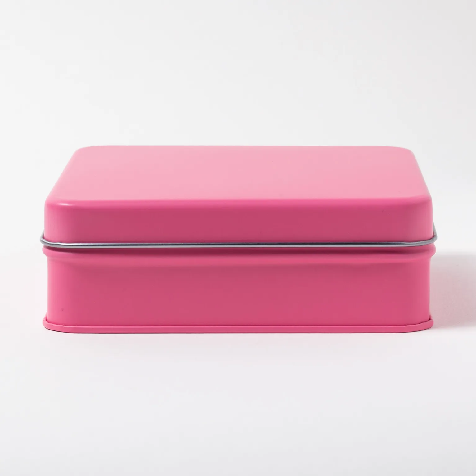 スクエア缶 チェリーピンク 60個：側島製罐 | スモールビジネスのため