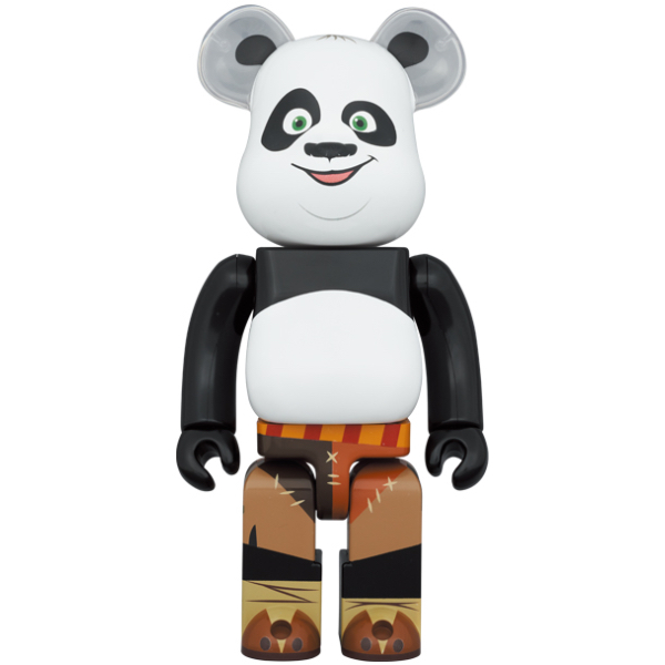 BE@RBRICK Kung Fu Panda 100％ & 400％ Original Medicom Bearbricks