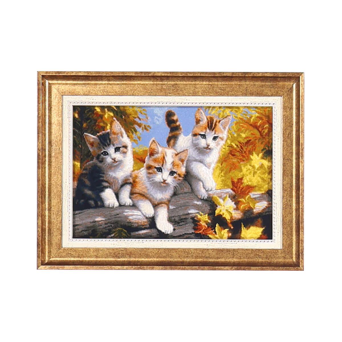 ペルシャ絨毯 タブリーズ産 絵画絨毯 75×56cm（FP-70268） – ギャッベ