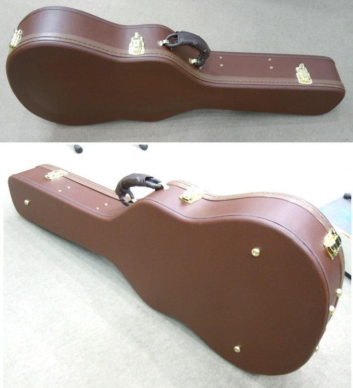 ギターケース 【新品アウトレット価格】ブラウンレザー クラシック