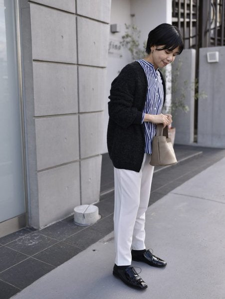 洗えるアルパカ混ふんわりニットカーデ – OURHOME