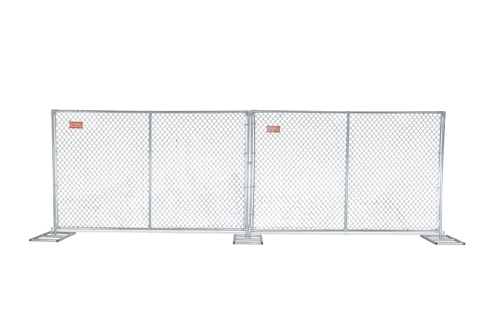 Temporary Construction Fencing | 6' x 10' Chain Link Fence Panels