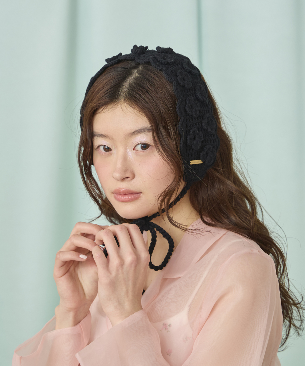 kaorinomori ナジェヘアバンド | 56cm～58cm(97) BLACK (01