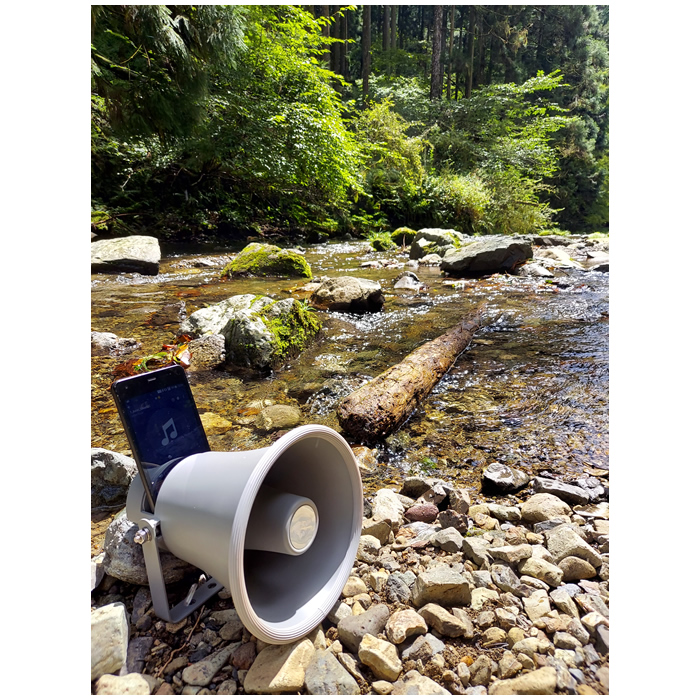 ノボル電機製作所 スマホ用 無電源スピーカー 拡音器 業務用ホーン