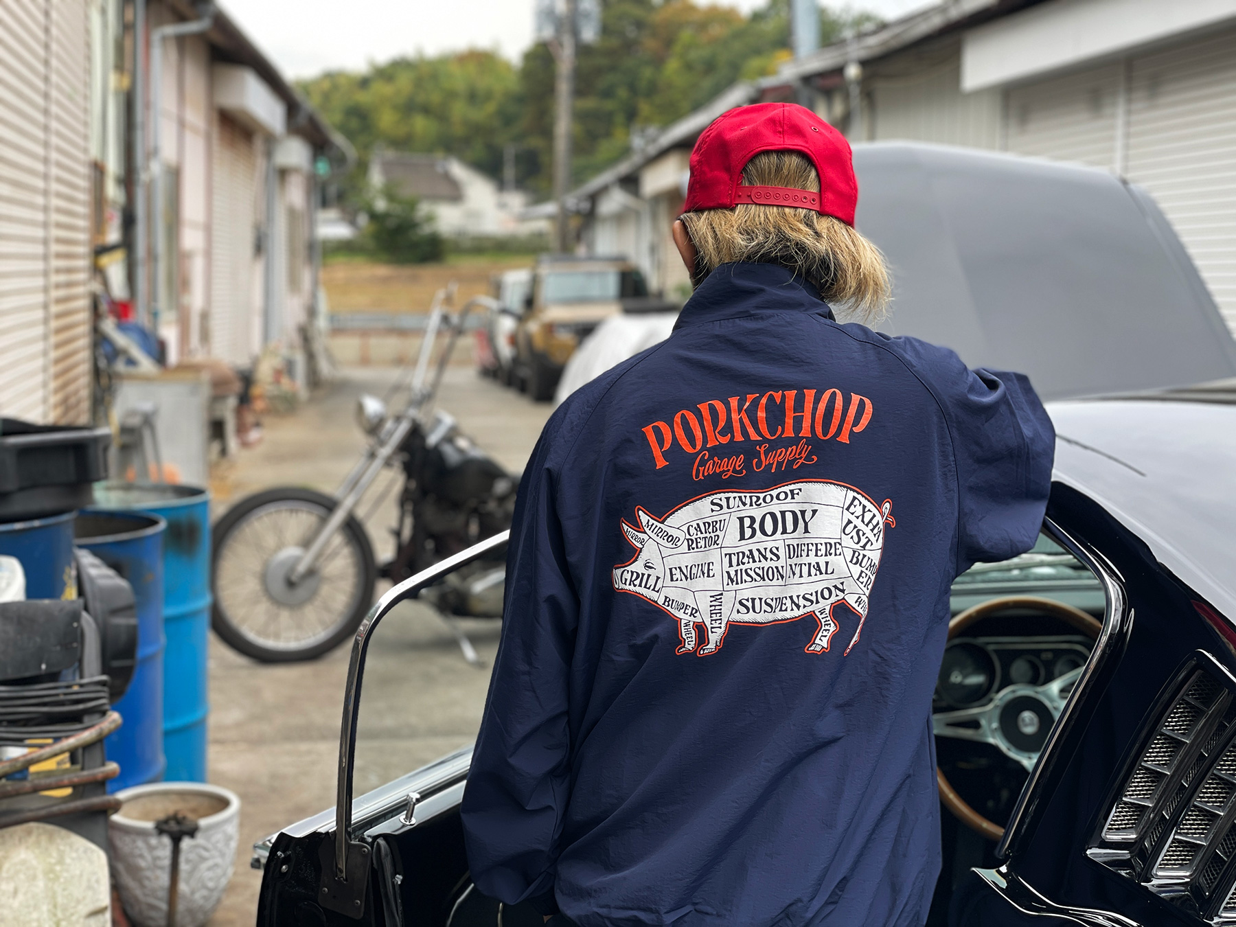 PORK BACK NYLON JKT | PORKCHOP