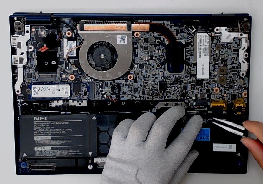 NEC LAVIE バッテリー交換作業紹介 【日本電気 ノートパソコンの