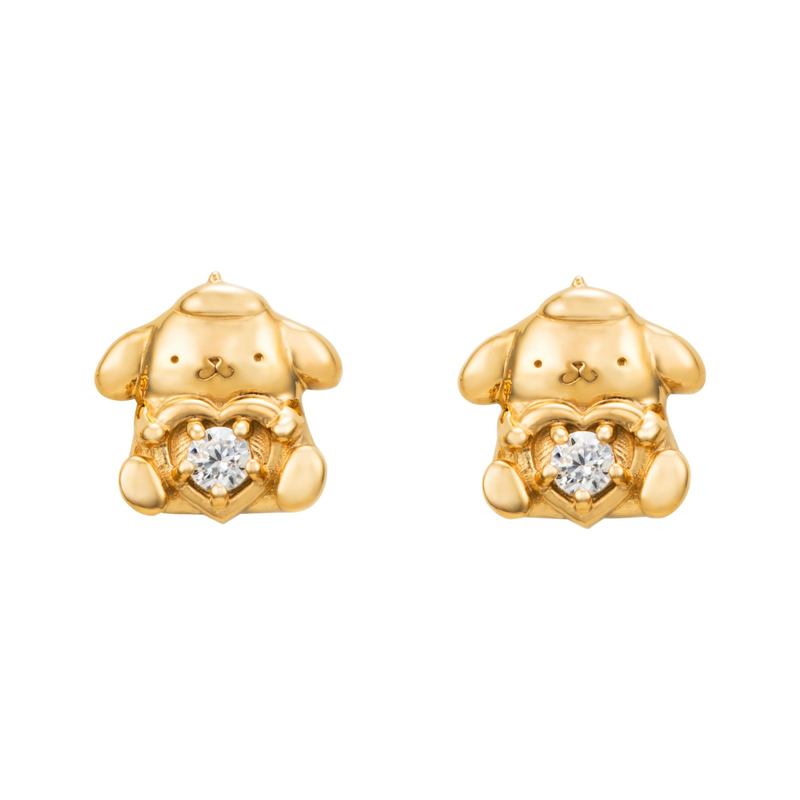 ポムポムプリン 25周年 サンリオ｜ピアス 両耳用 シルバー SA25POM