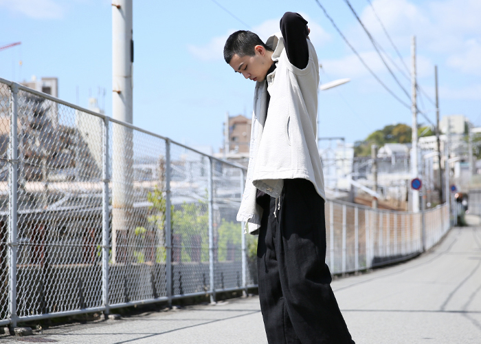 O project SLEEVELESS HOODED SWEAT[06SW3/FOG]