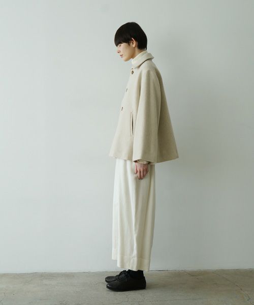 Mochi モチ a-line short coat エーラインショートコート