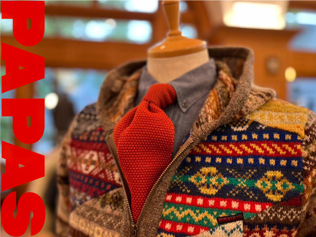 PAPAS『JAMIESON'S ニットパーカー』 ｜ PAPAS COMPANY｜パパス