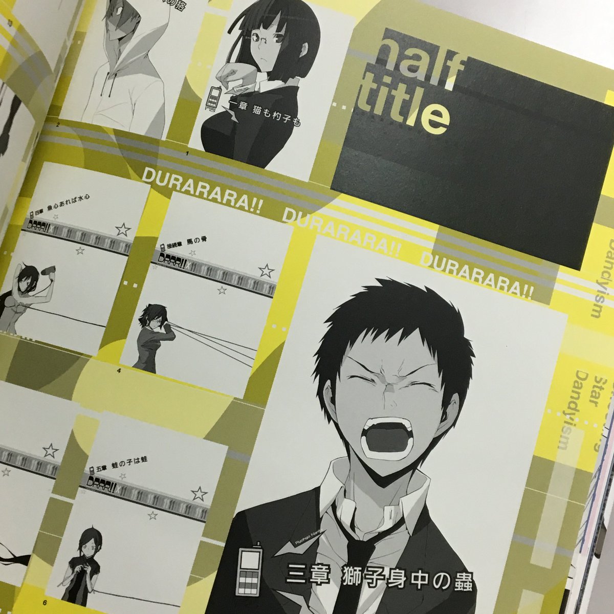 ヤスダスズヒトによる待望の『デュラララ!!』画集、第2弾がついに4月