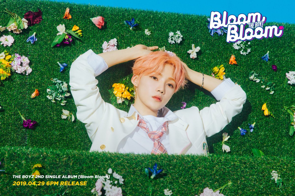 THE BOYZ 2nd Single Album [Bloom Bloom] Concept Photo NEW 2019.04