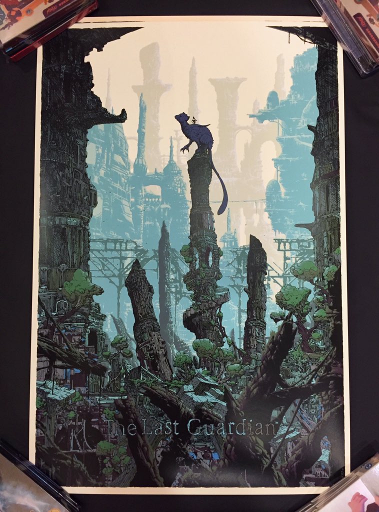 Kilian Eng氏による「人喰いの大鷲トリコ」ポスター レギュラー版