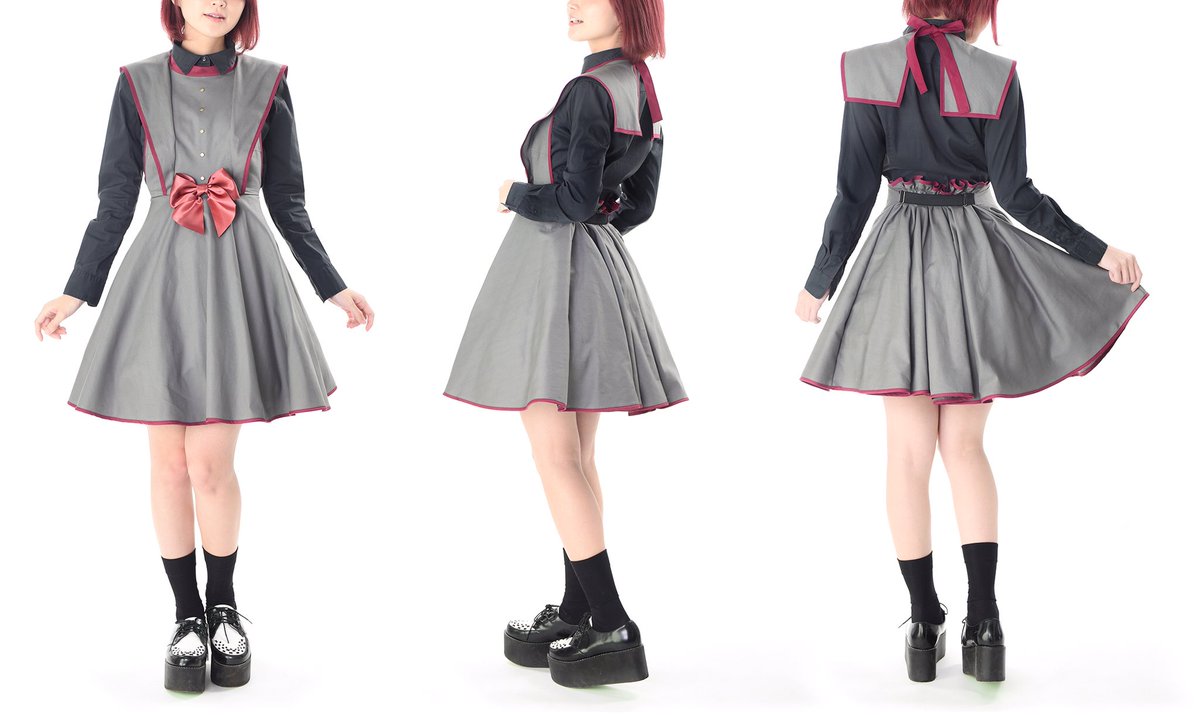 M企画新作のお知らせ📣 軍服セーラーワンピースの受注を開始しました