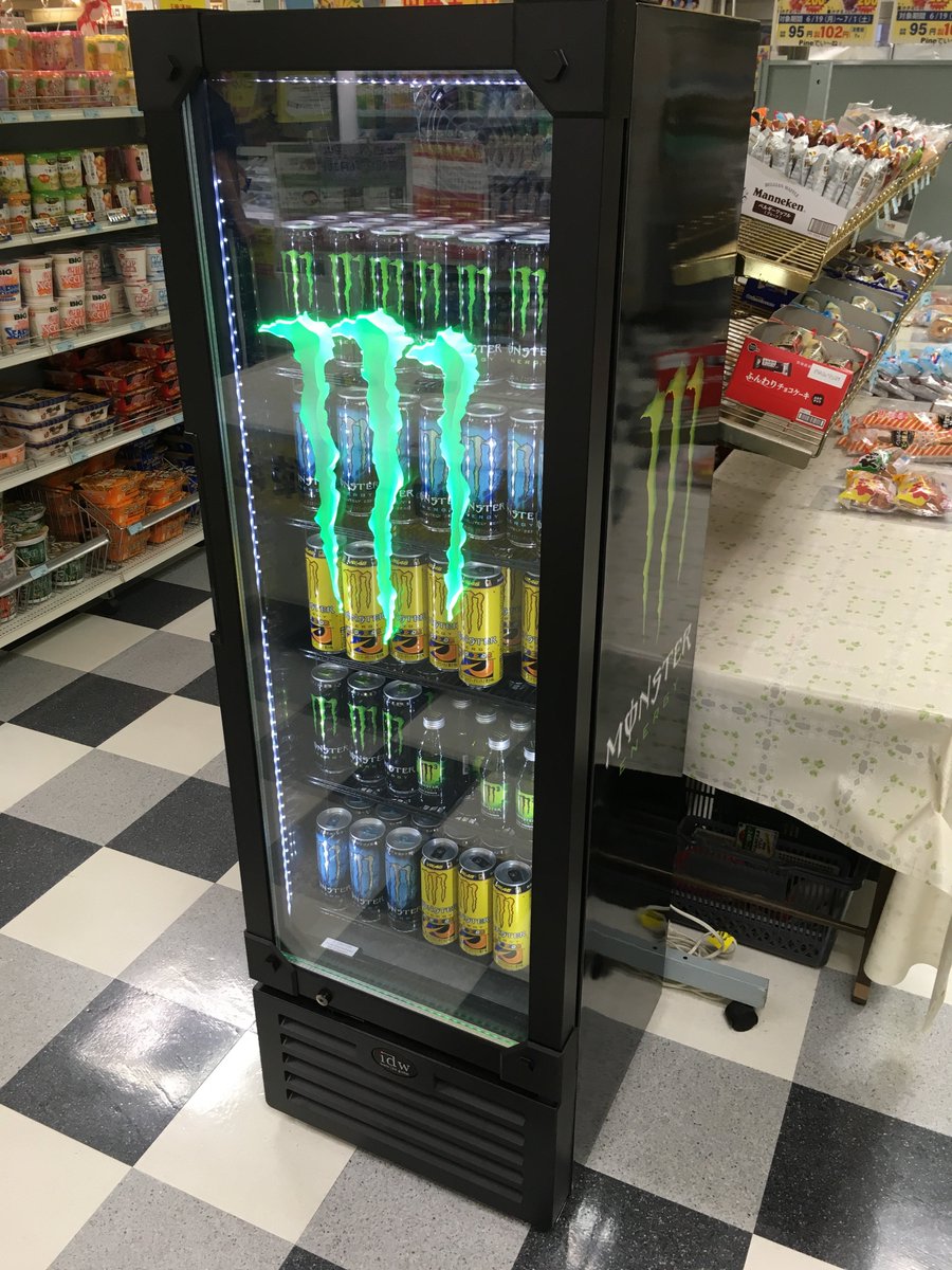 SHOP】みんなの強い味方！MONSTER ENERGY専用ショーケースが到着しま